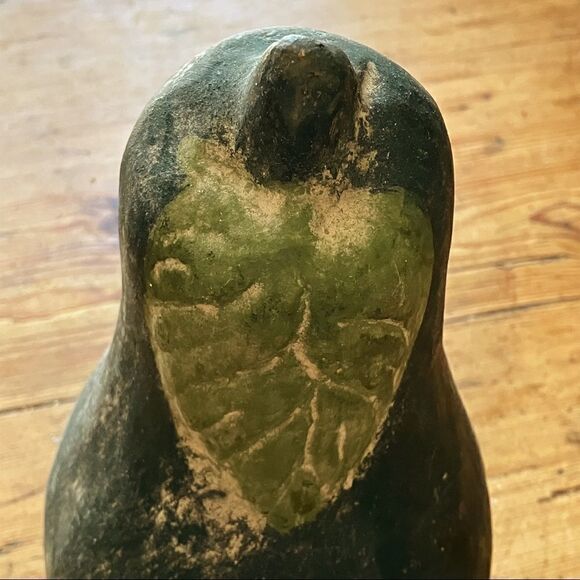 Large Green Clay PEAR 7” X 4” Fruit Mediterranean Modern Decor Farm Country - Picture 4 of 6